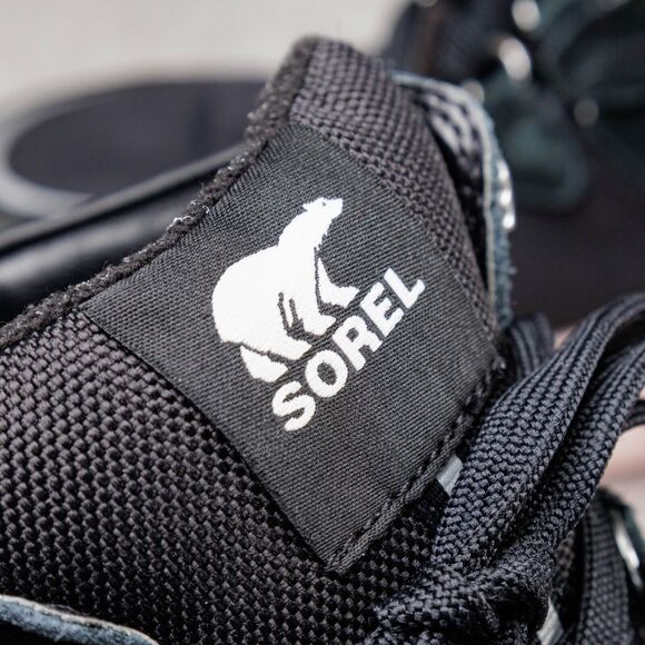 Sorel Kinetic RNEGD Conquest Black Pink Sneaker Waterproof Boots Womens Size 10 - Picture 13 of 16